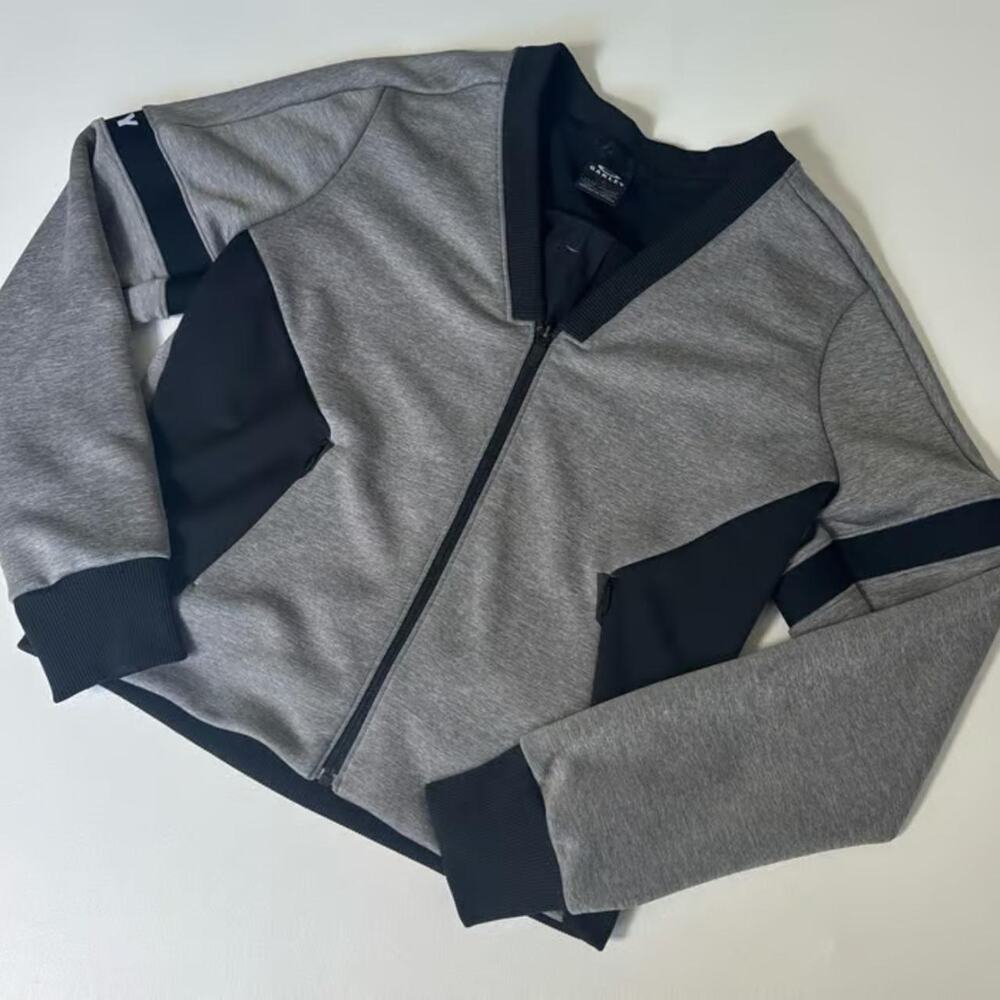 Oakley V Neck Zip Up Bomber Jacket